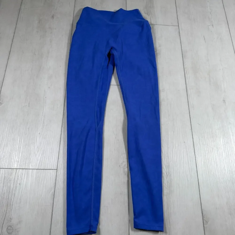 CSB Crop Shop Boutique Women's Medium Scrunch Leggings Blue Brown Lot Workout - Picture 2 of 15